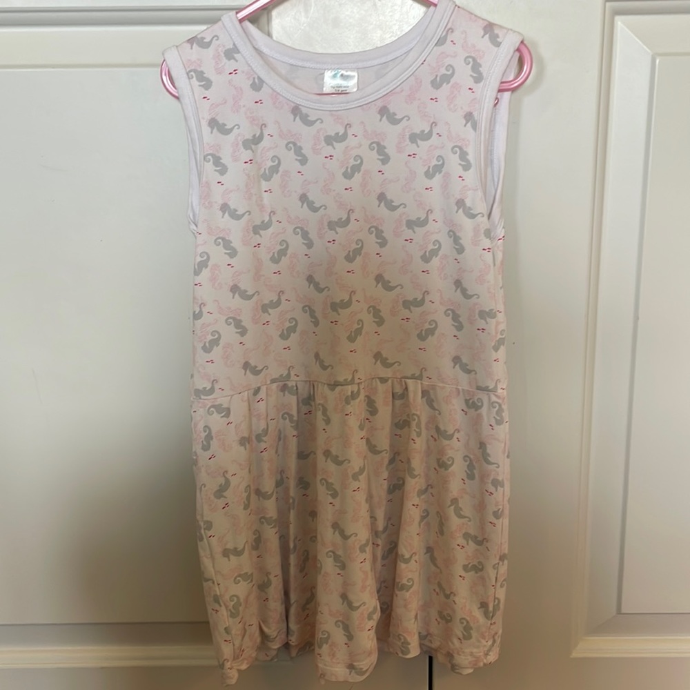 EUC soft (bamboo and cotton) seahorse dress